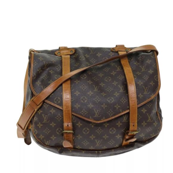 LOUIS VUITTON Monogram Saumur 43 Shoulder Bag - Picture 1 of 16